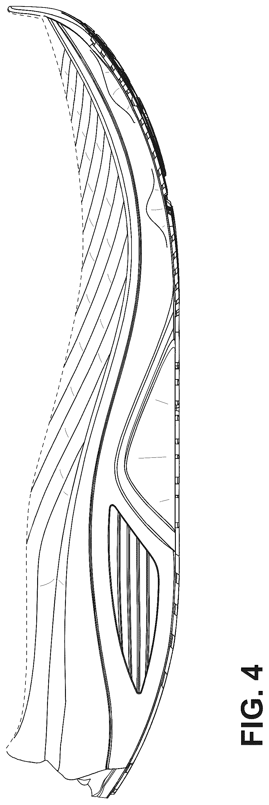 Patent USD1075251 Figure 4 – Footwear sole