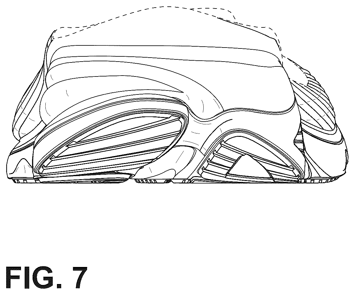 Patent USD1075251 Figure 7 – Footwear sole