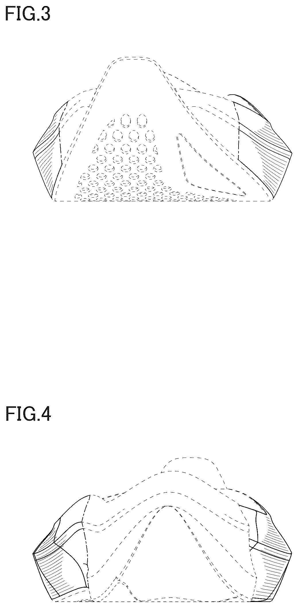 Patent USD1075252 Figure 3 – Shoe sole