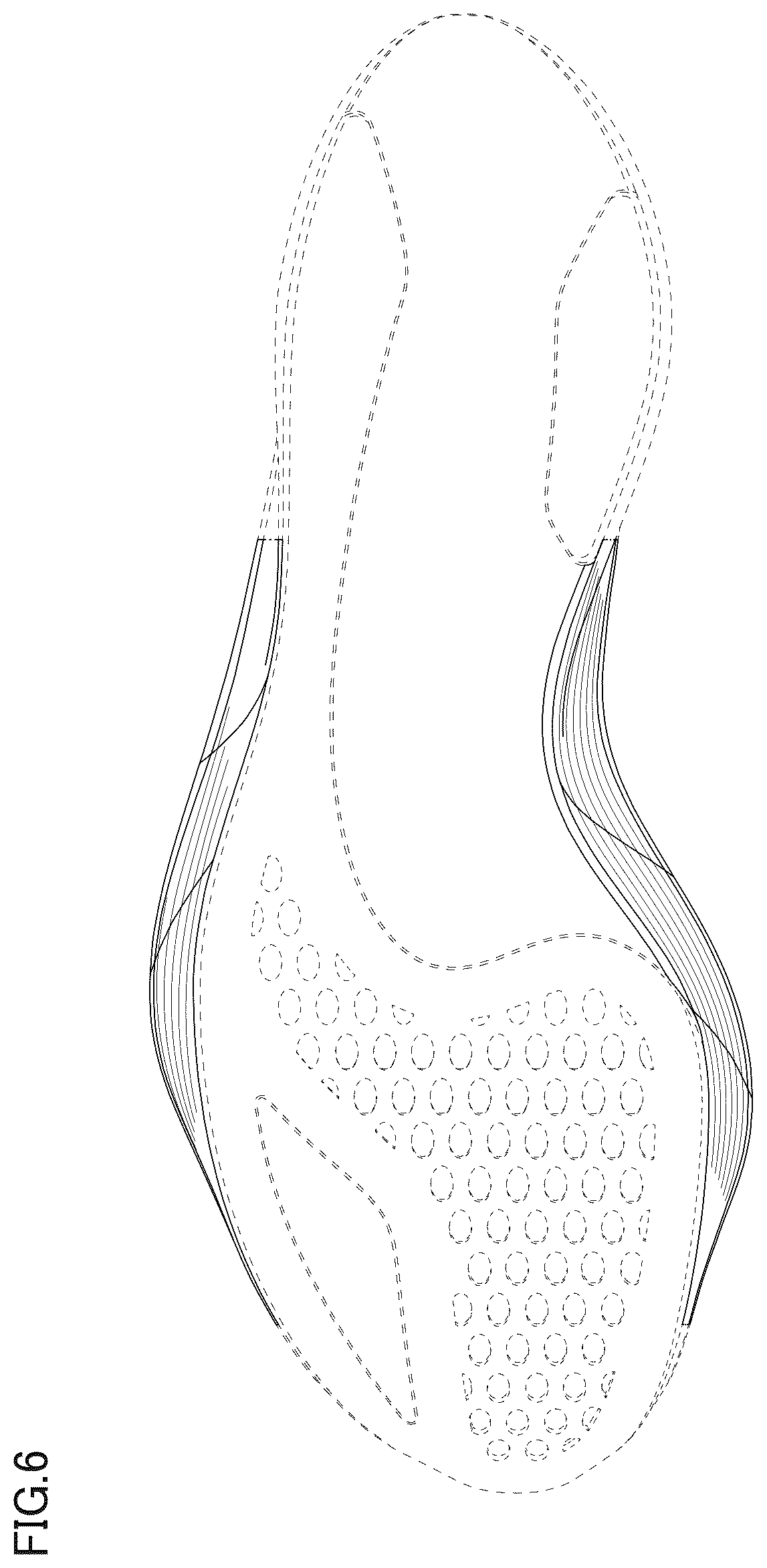 Patent USD1075252 Figure 5 – Shoe sole