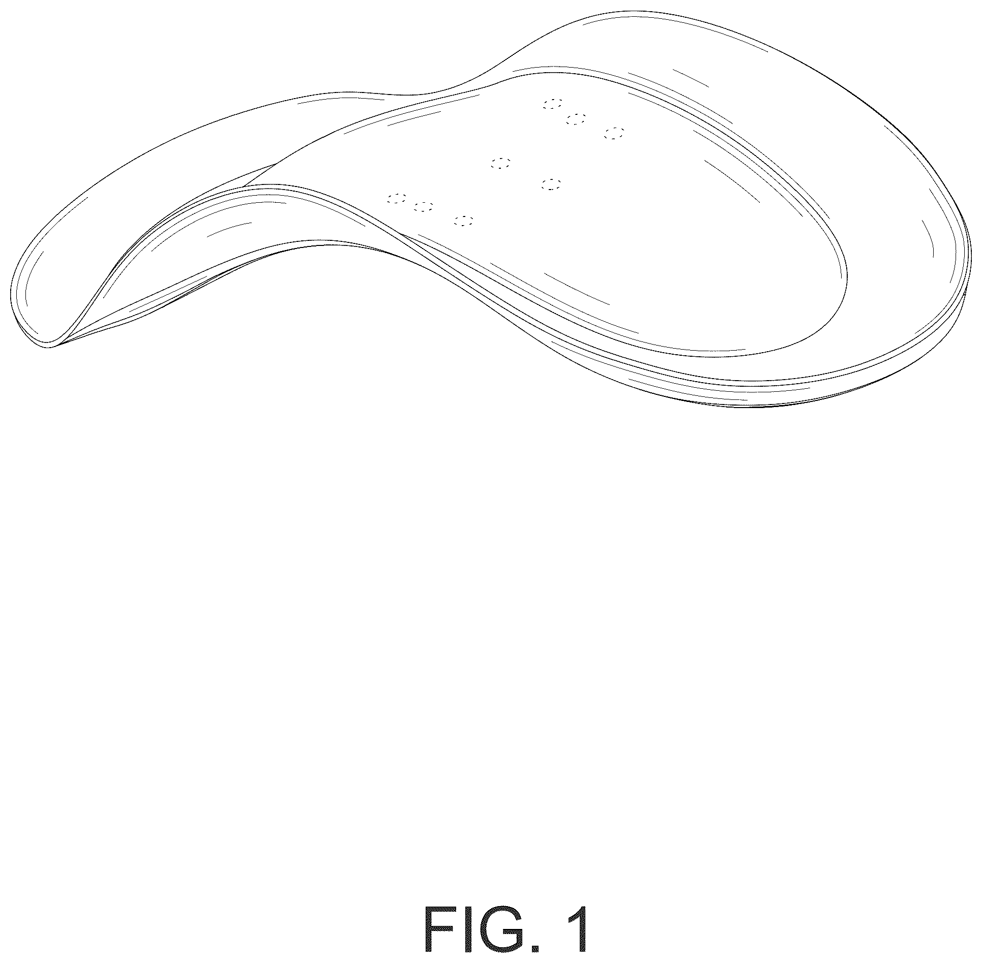 Patent USD1075255 Figure 1 – Insole