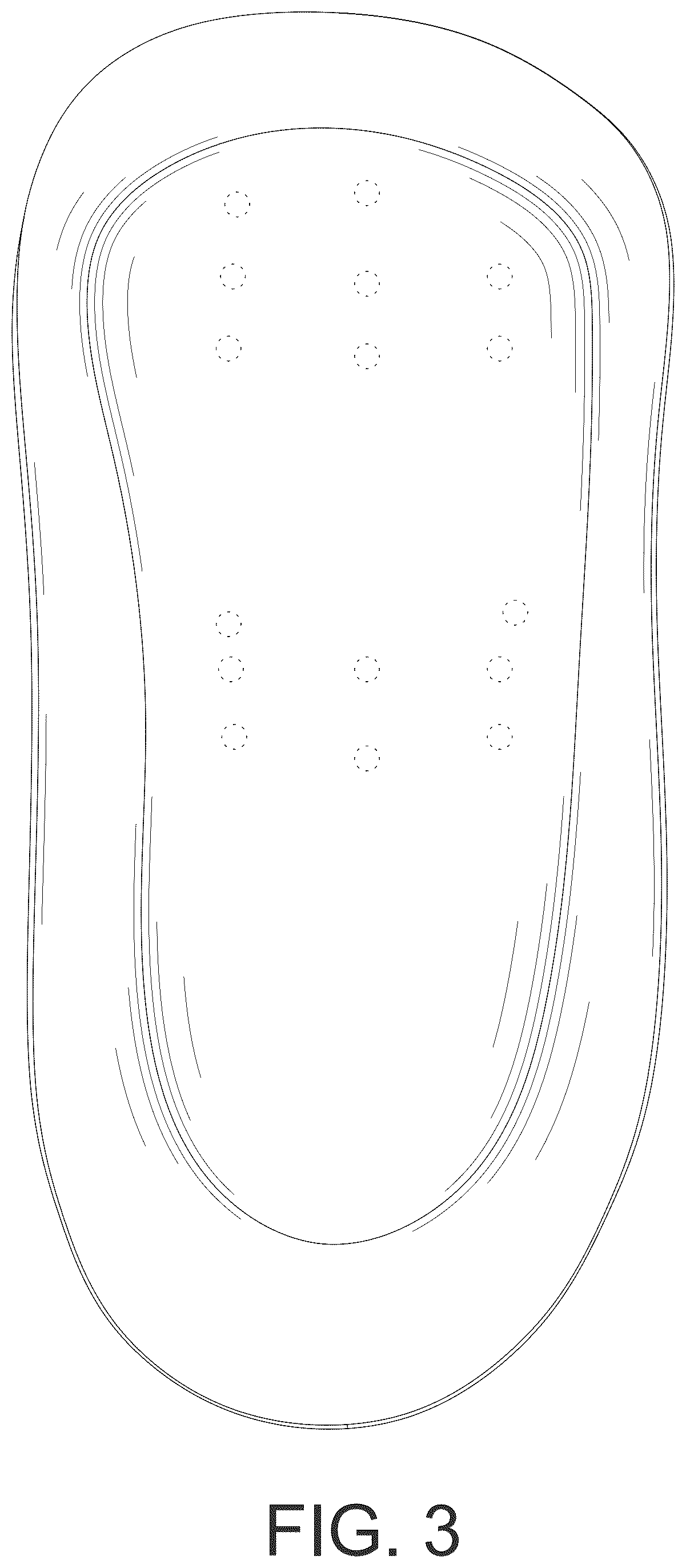 Patent USD1075255 Figure 3 – Insole