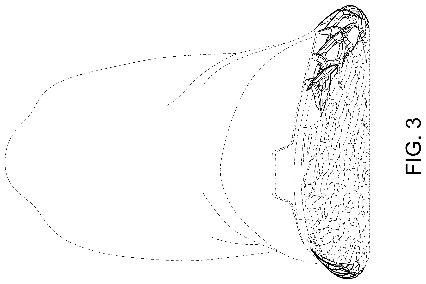 Patent USD1075256 Figure 3 – Shoe