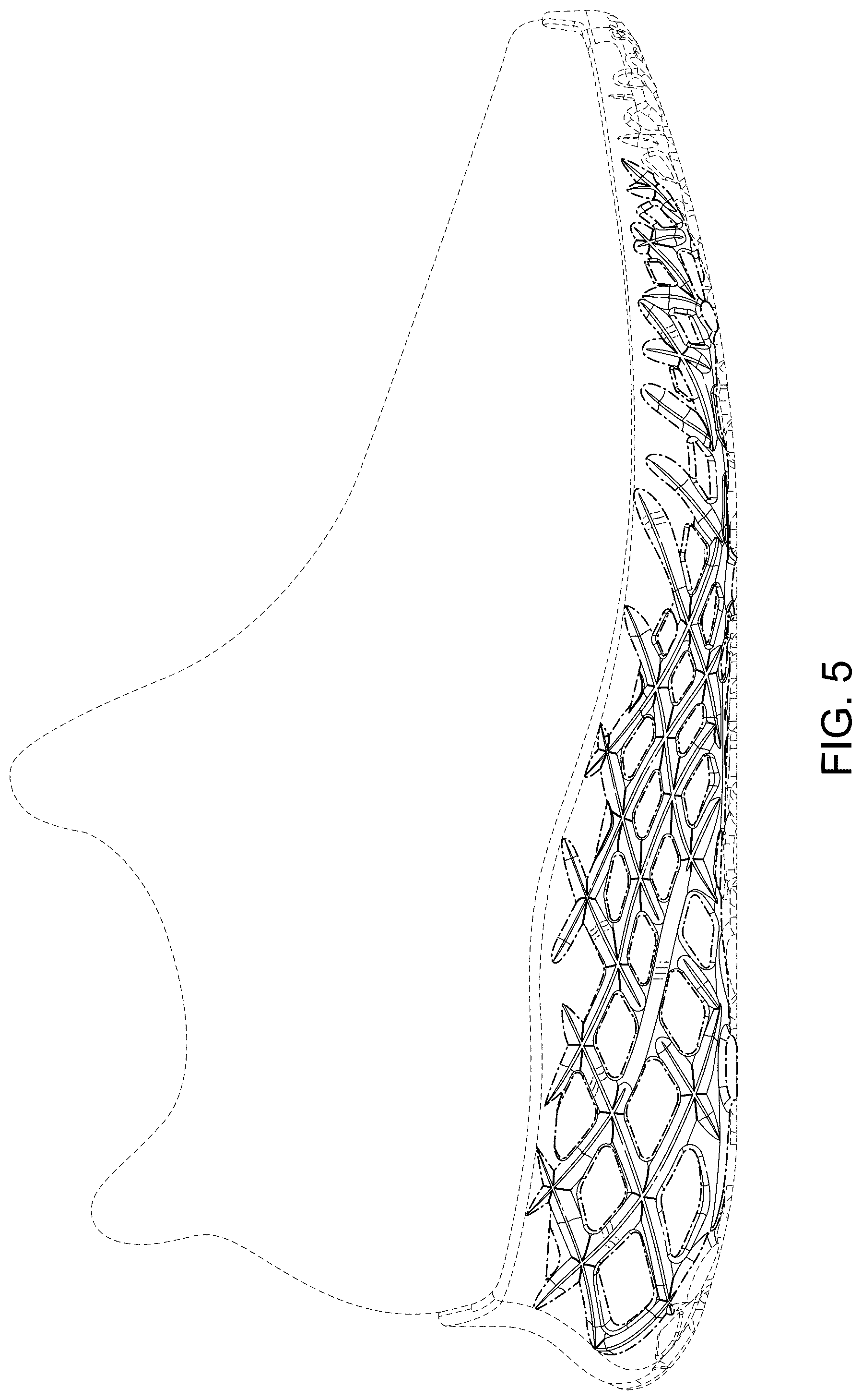 Patent USD1075256 Figure 5 – Shoe
