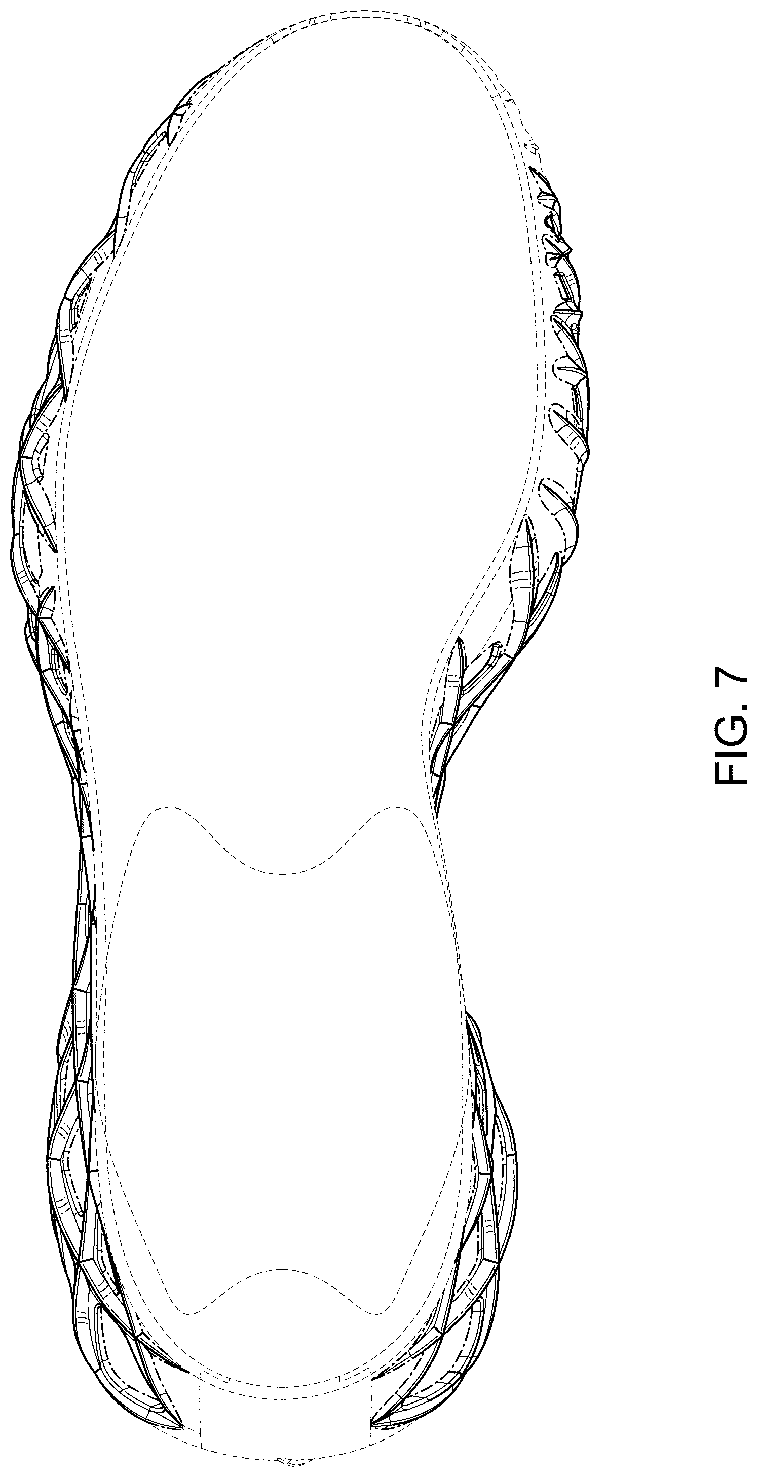 Patent USD1075256 Figure 7 – Shoe