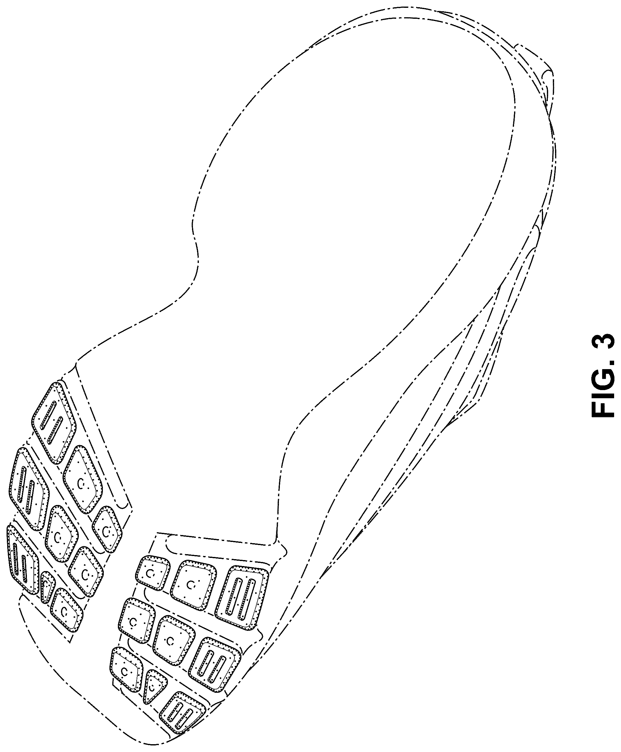 Patent USD1075257 Figure 3 – Shoe