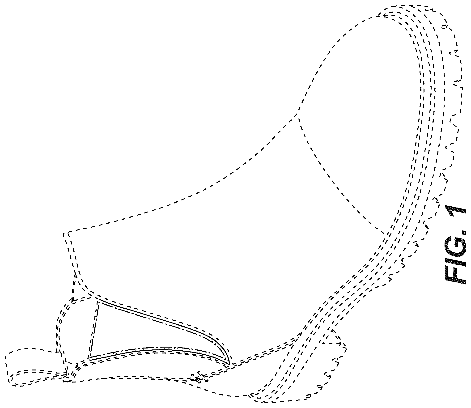 Patent USD1075260 Figure 1 – Footwear