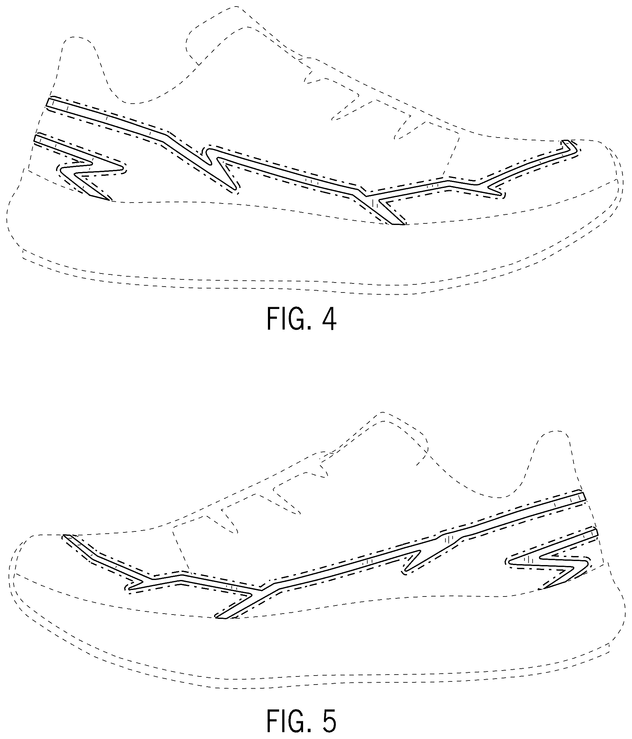 Patent USD1075264 Figure 3 – Footwear article