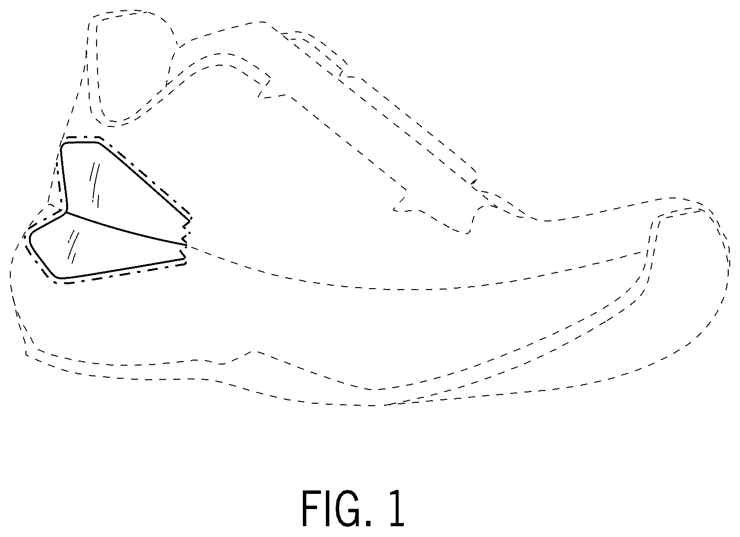 Patent USD1075265 — Footwear article — Figure 1