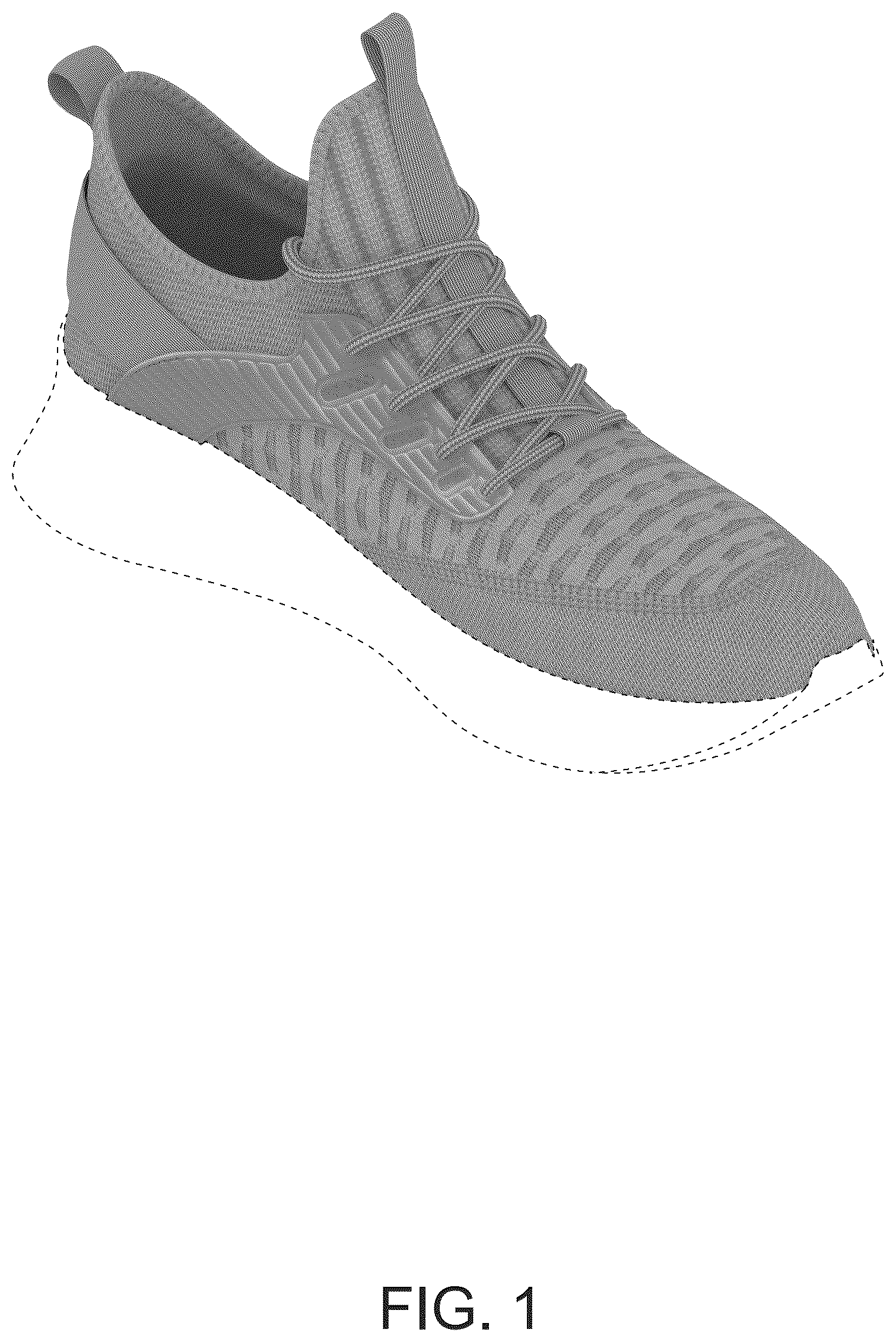 Patent USD1075267 — Shoe upper — Figure 1