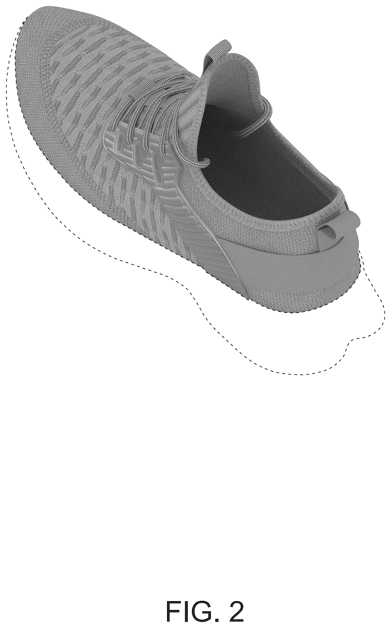 Patent USD1075267 Figure 2 – Shoe upper