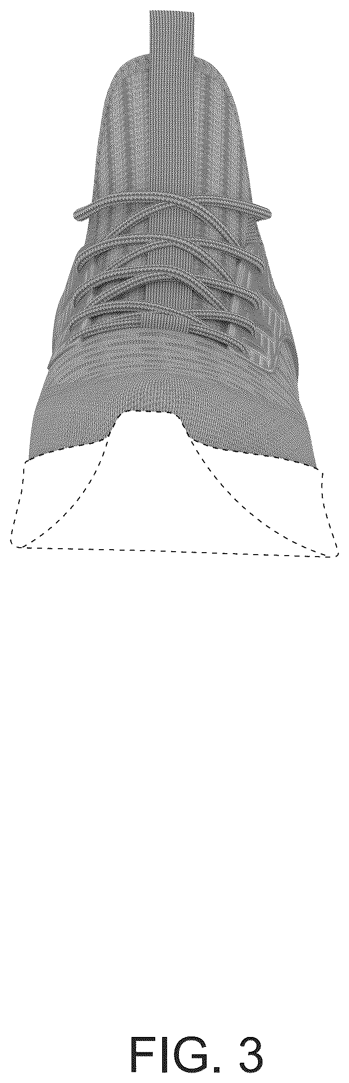 Patent USD1075267 Figure 3 – Shoe upper