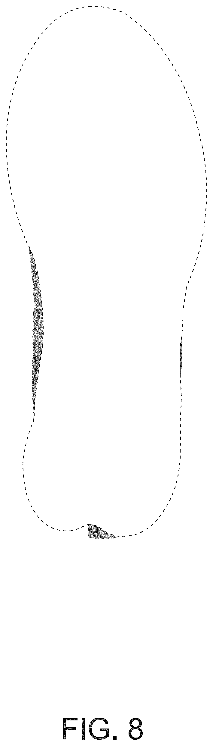 Patent USD1075267 Figure 8 – Shoe upper