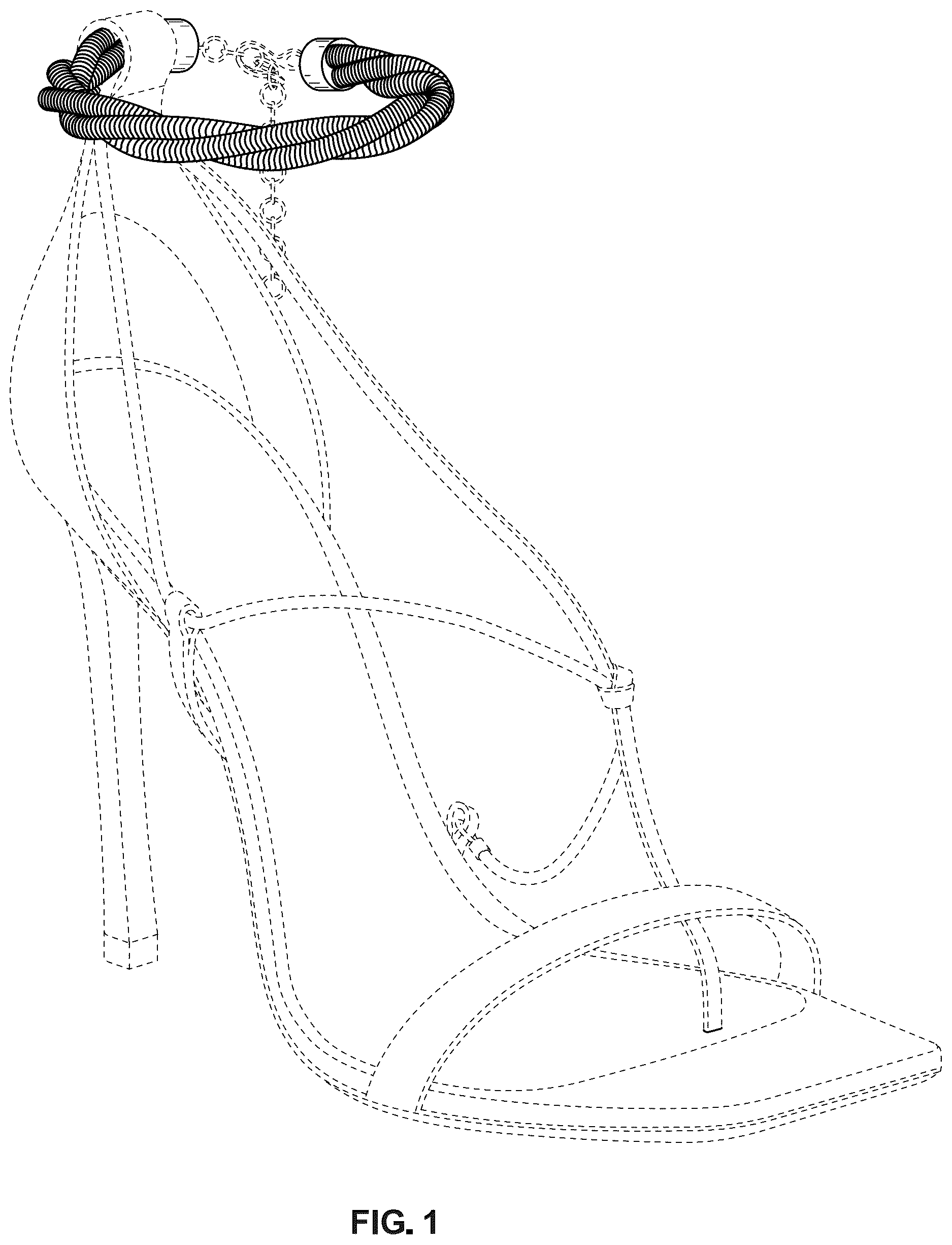 Patent USD1075269 — Footwear — Figure 1