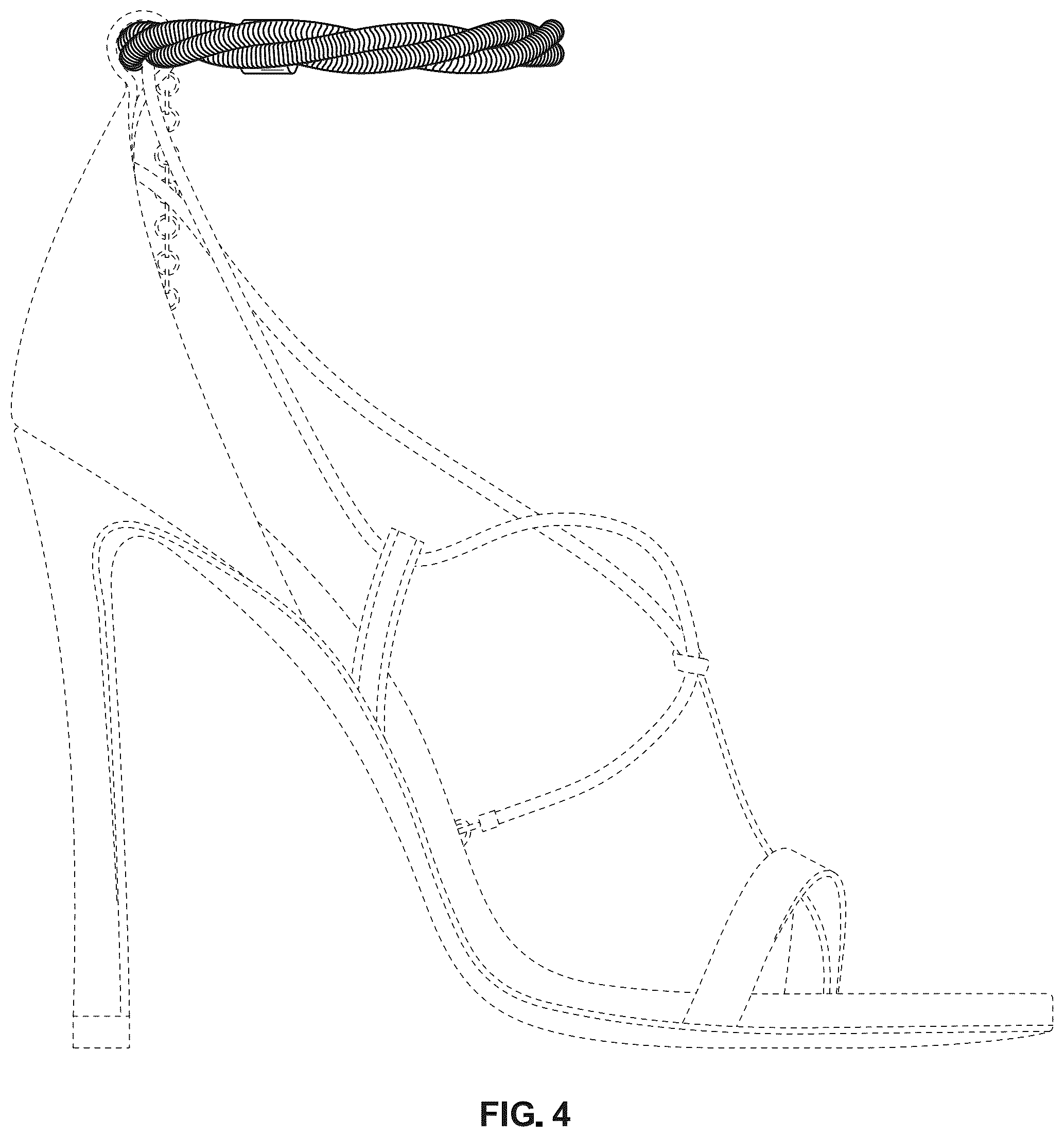 Patent USD1075269 Figure 4 – Footwear