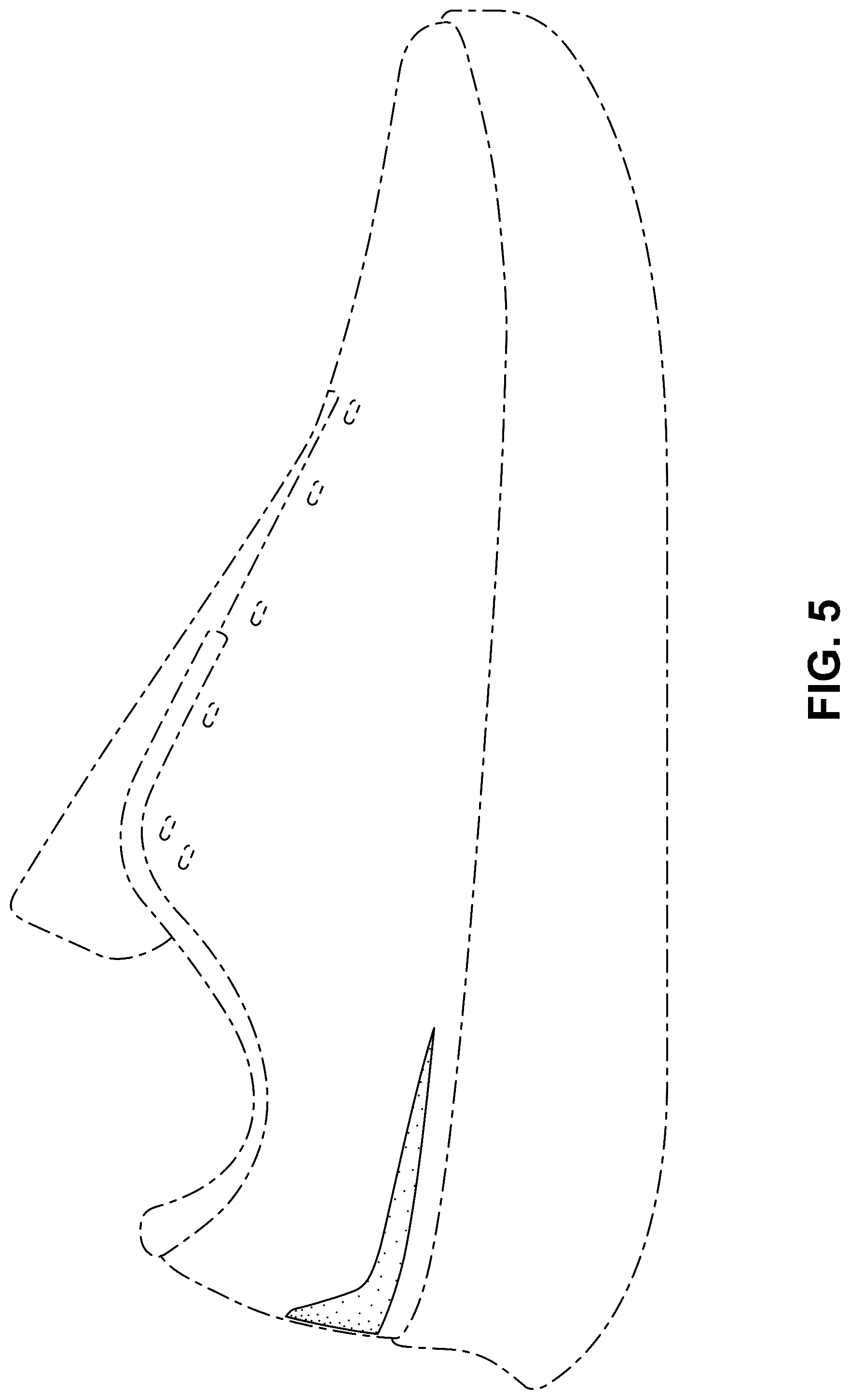 Patent USD1075272 Figure 5 – Shoe