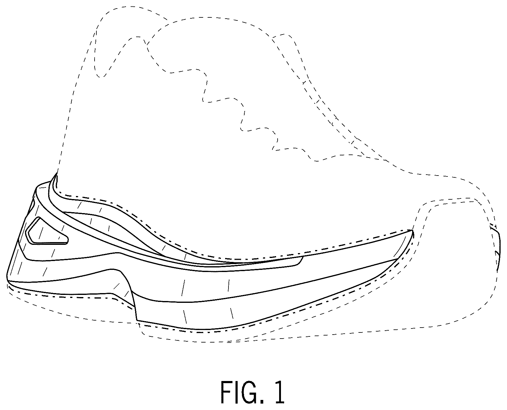 Patent USD1075276 — Footwear article — Figure 1