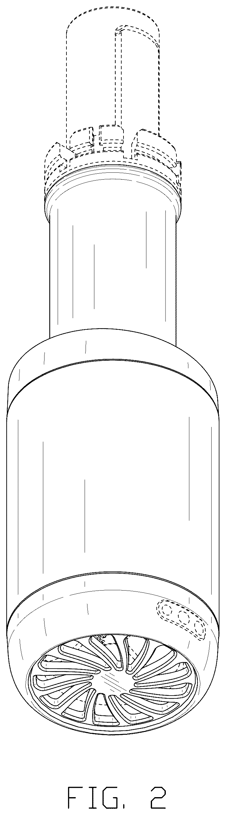 Patent USD1075278 Figure 2 – Umbrella handle assembly