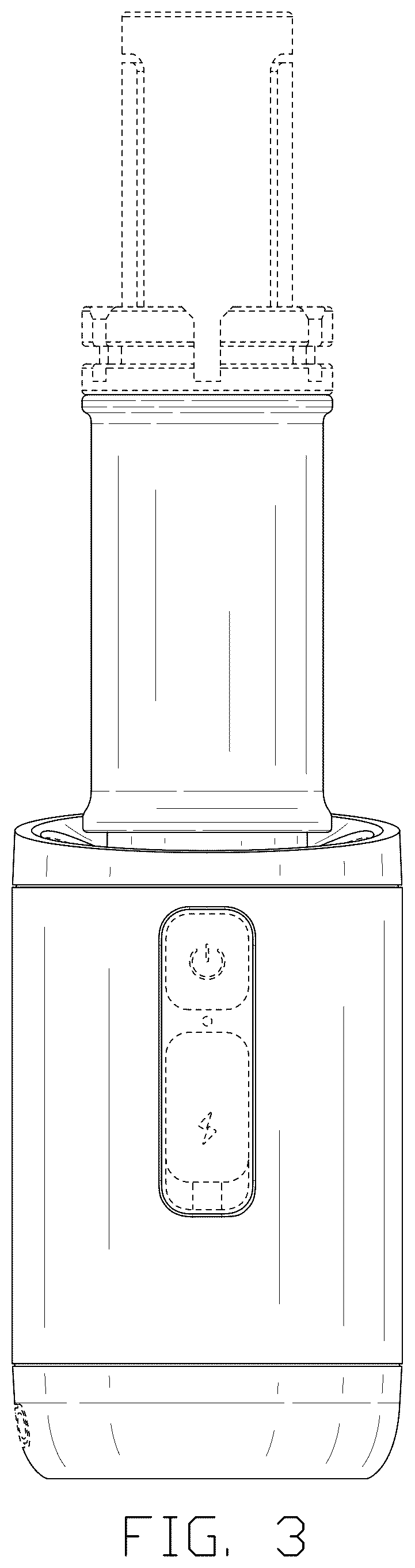 Patent USD1075278 Figure 3 – Umbrella handle assembly
