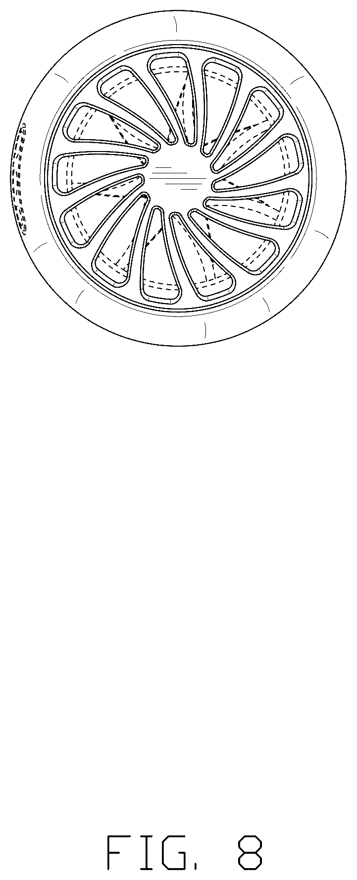 Patent USD1075278 Figure 8 – Umbrella handle assembly