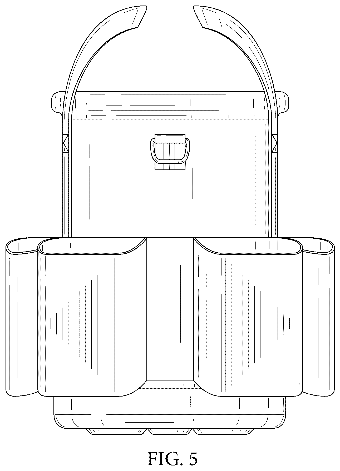 Patent USD1075279 Figure 5 – Tool bag