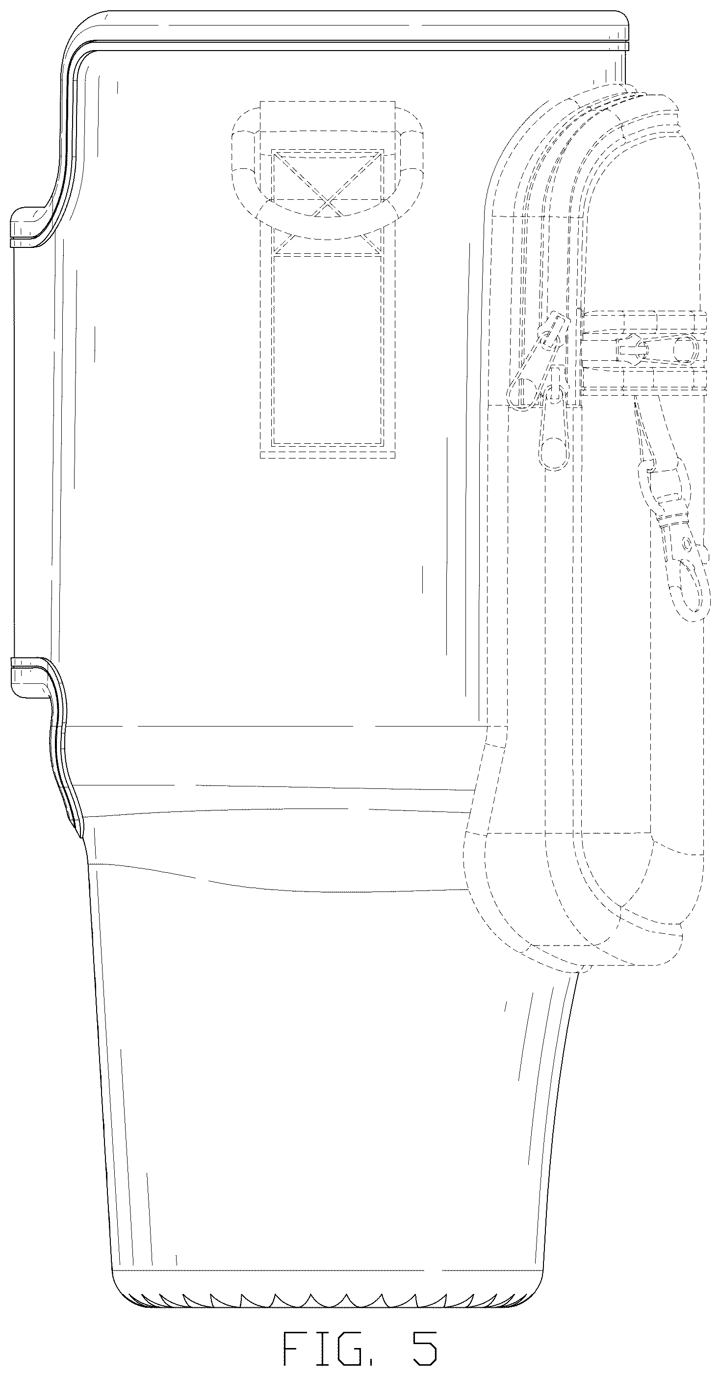 Patent USD1075280 Figure 5 – Cup cover