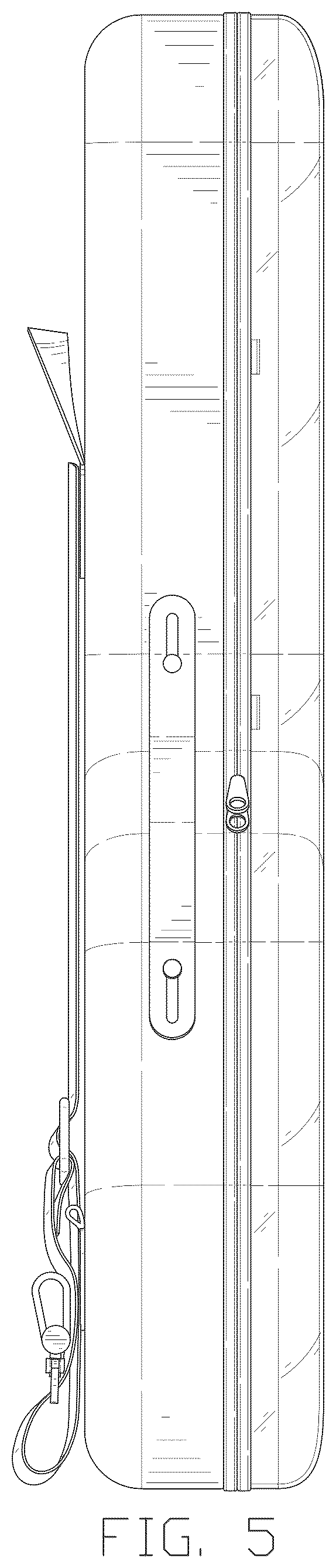 Patent USD1075281 Figure 5 – Guitar bag