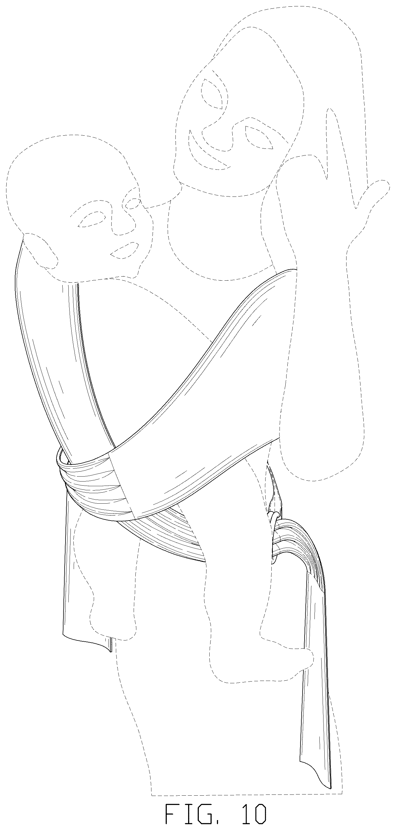 Patent USD1075286 Figure 10 – Infant carrier