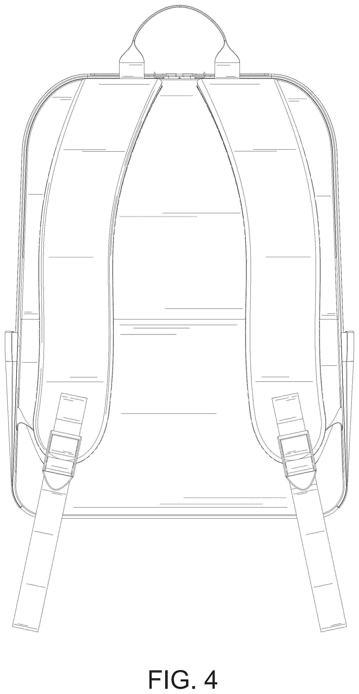 Patent USD1075288 Figure 4 – Travel backpack
