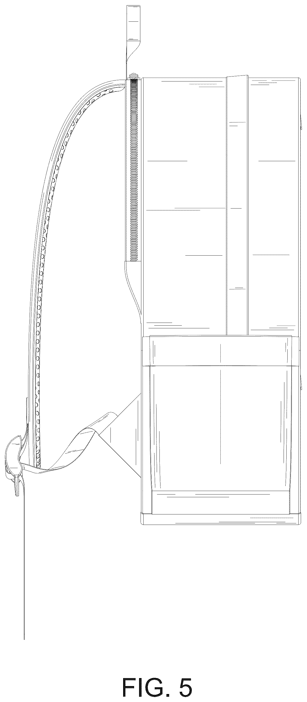Patent USD1075288 Figure 5 – Travel backpack