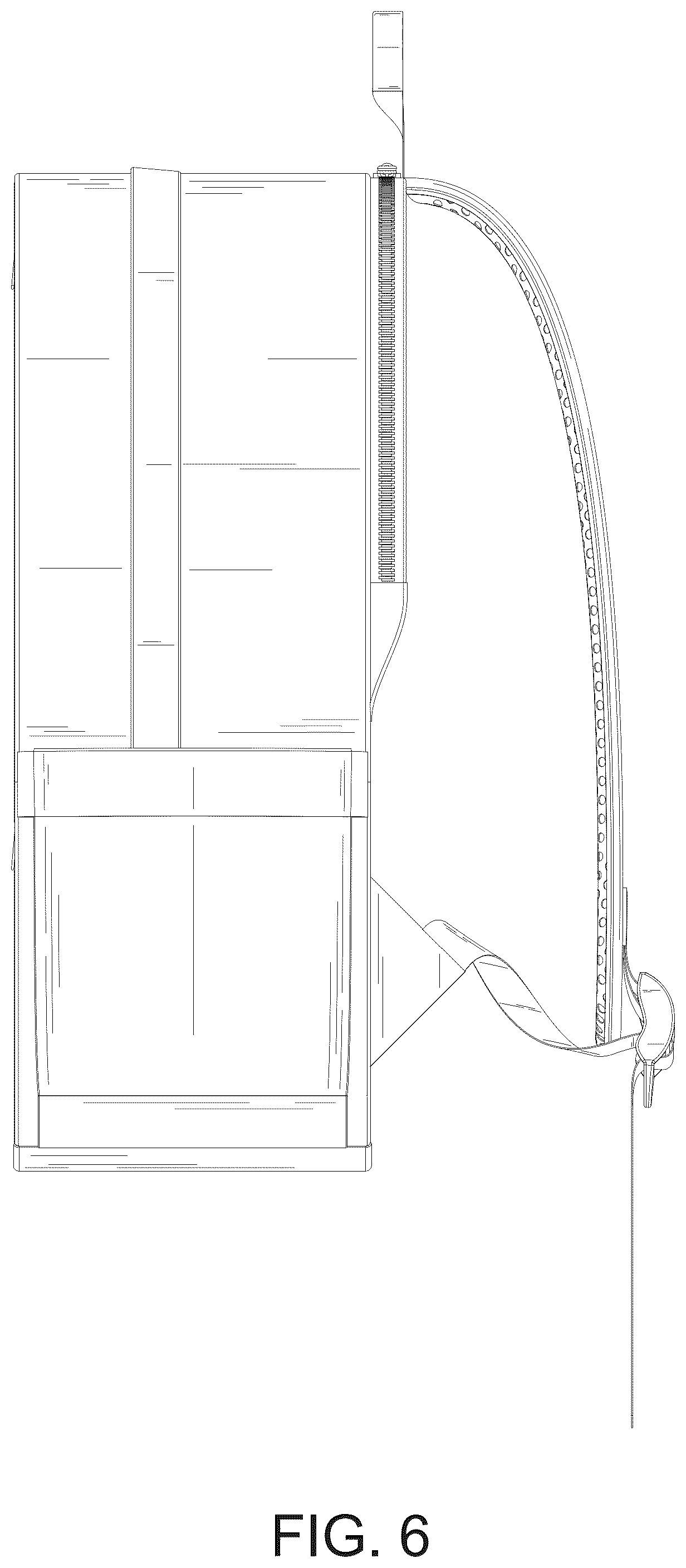 Patent USD1075288 Figure 6 – Travel backpack