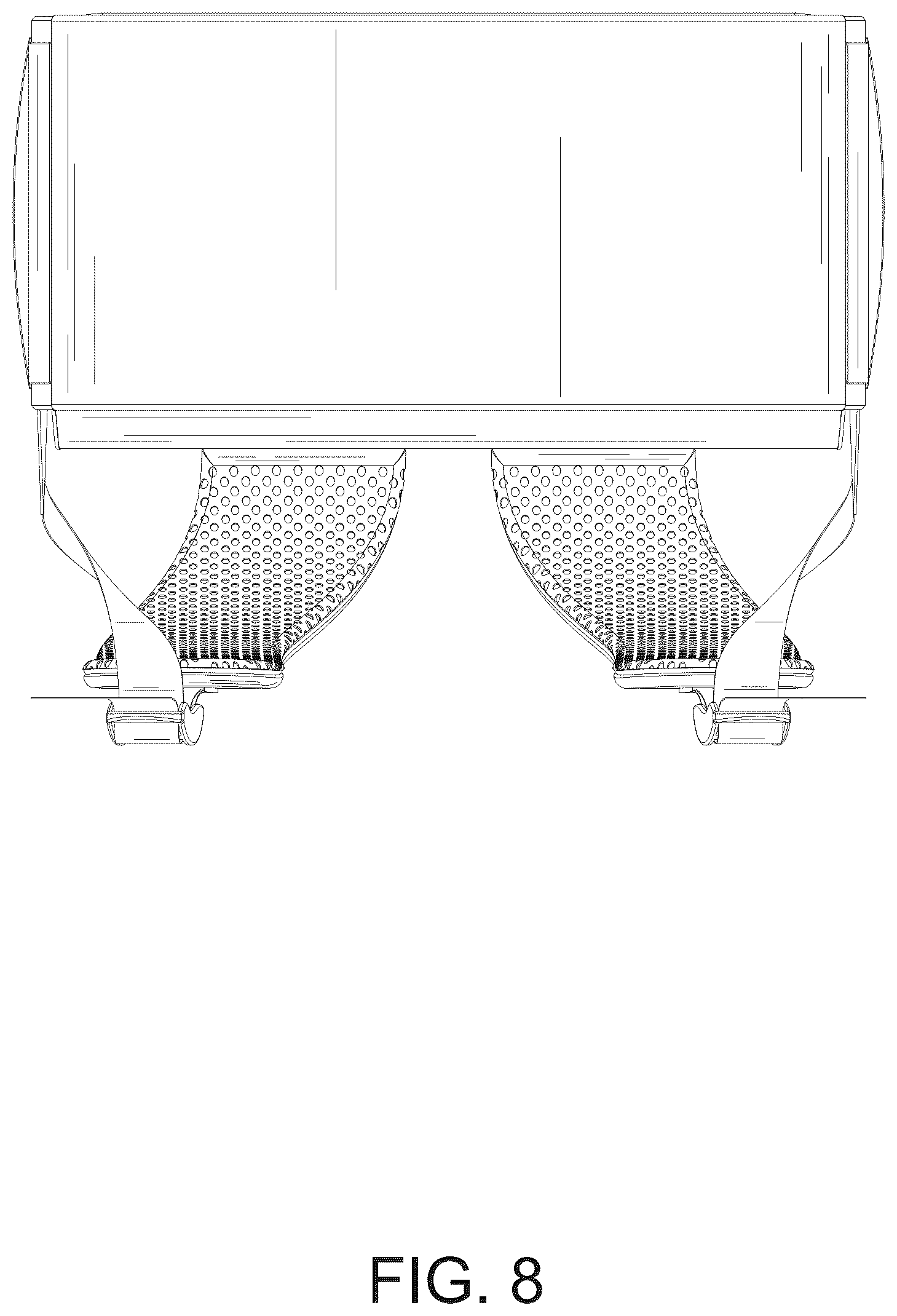Patent USD1075288 Figure 8 – Travel backpack