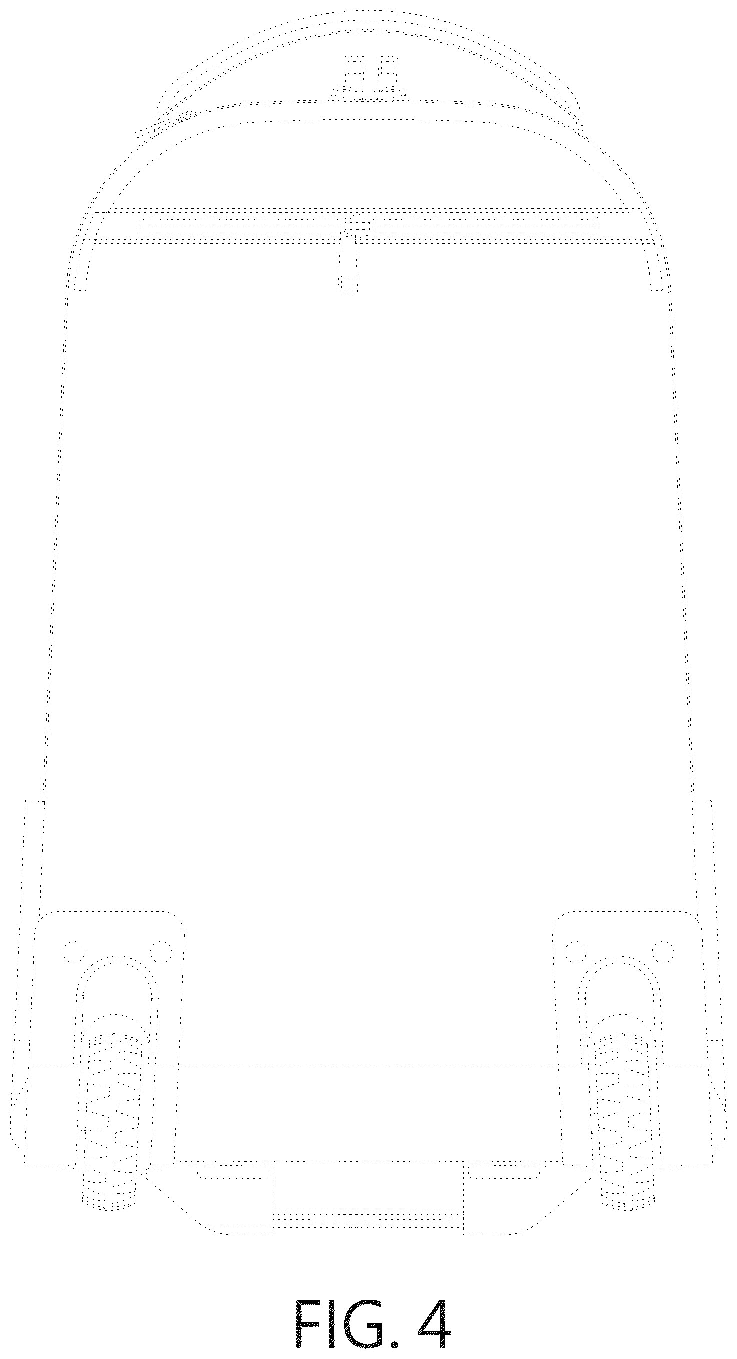 Patent USD1075289 Figure 4 – Front pocket on backpack