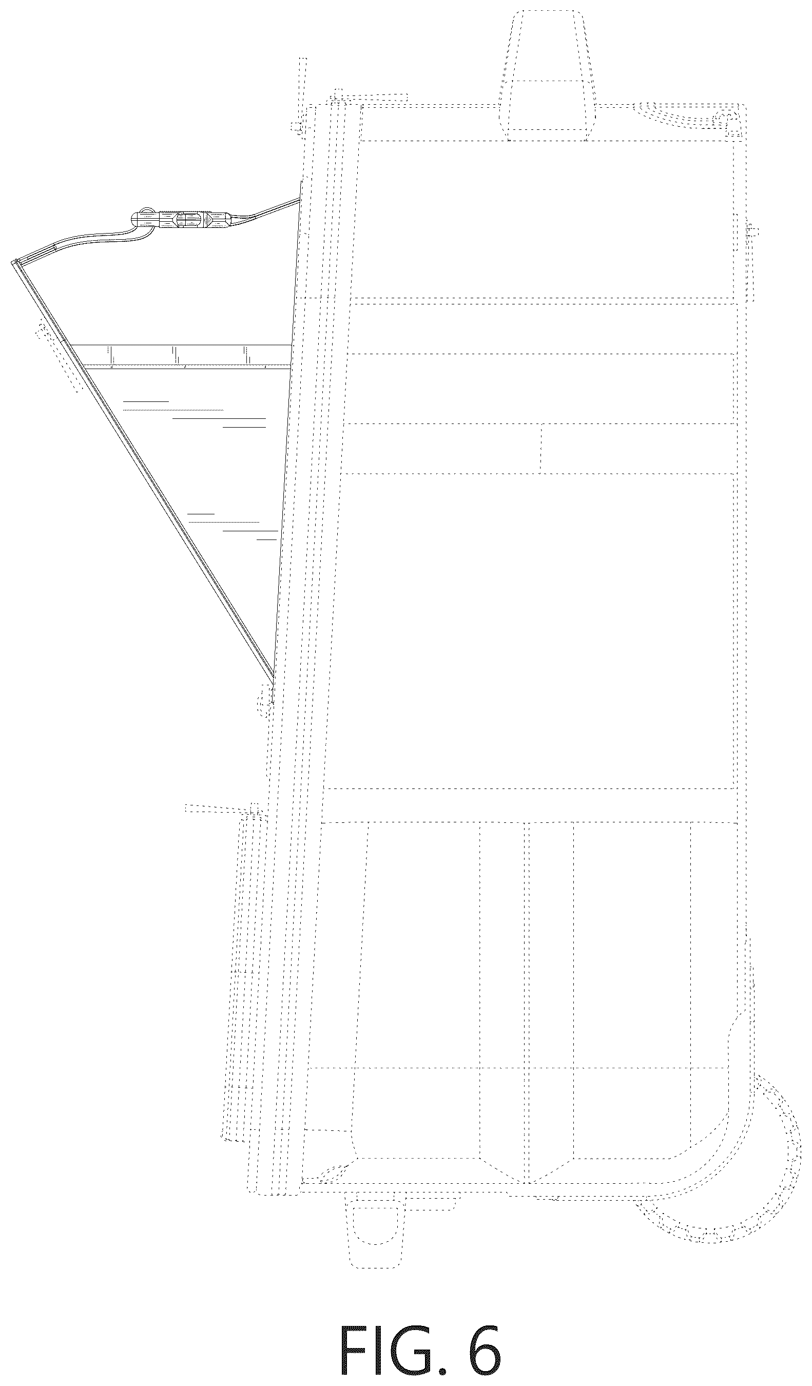 Patent USD1075289 Figure 6 – Front pocket on backpack