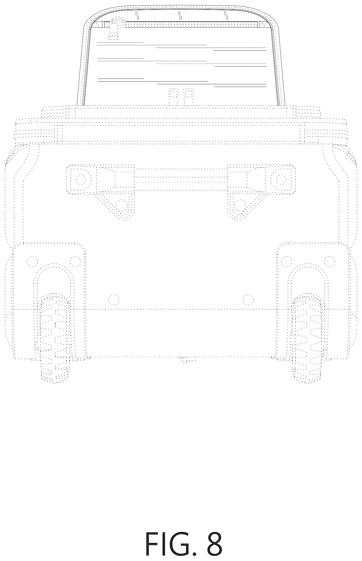 Patent USD1075289 Figure 8 – Front pocket on backpack