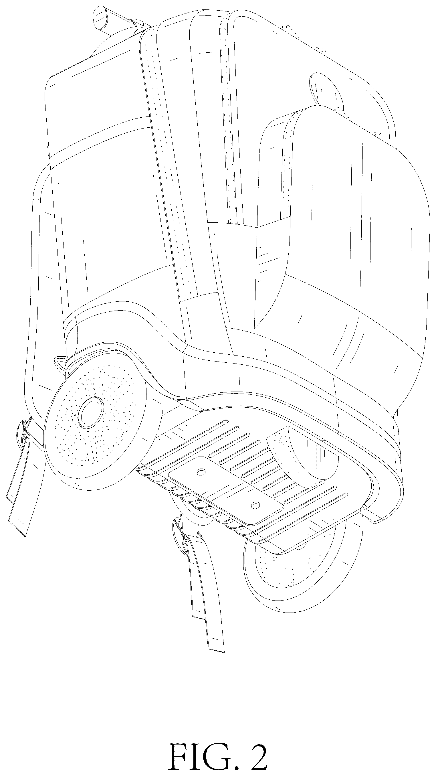 Patent USD1075290 Figure 2 – Trolley bag