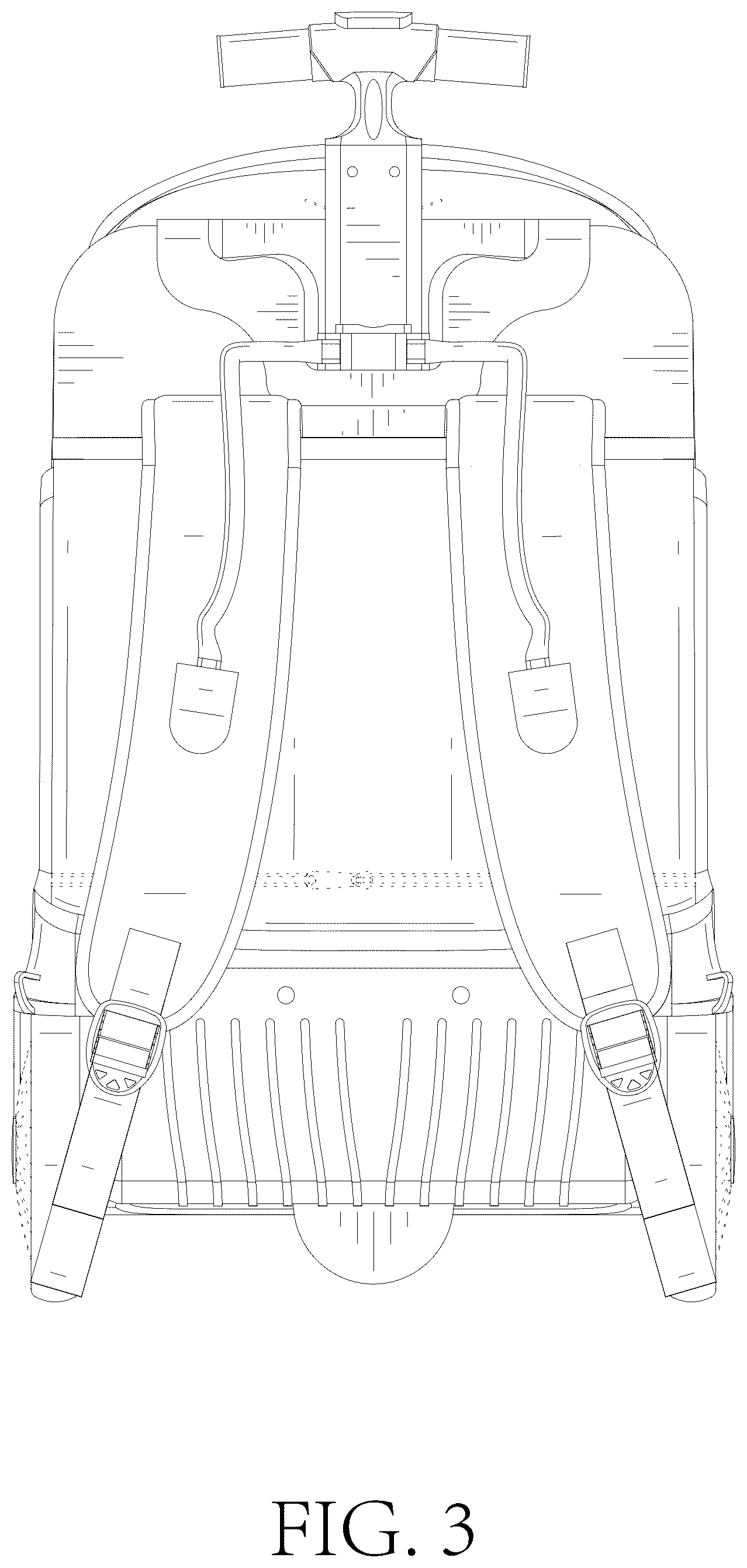 Patent USD1075290 Figure 3 – Trolley bag
