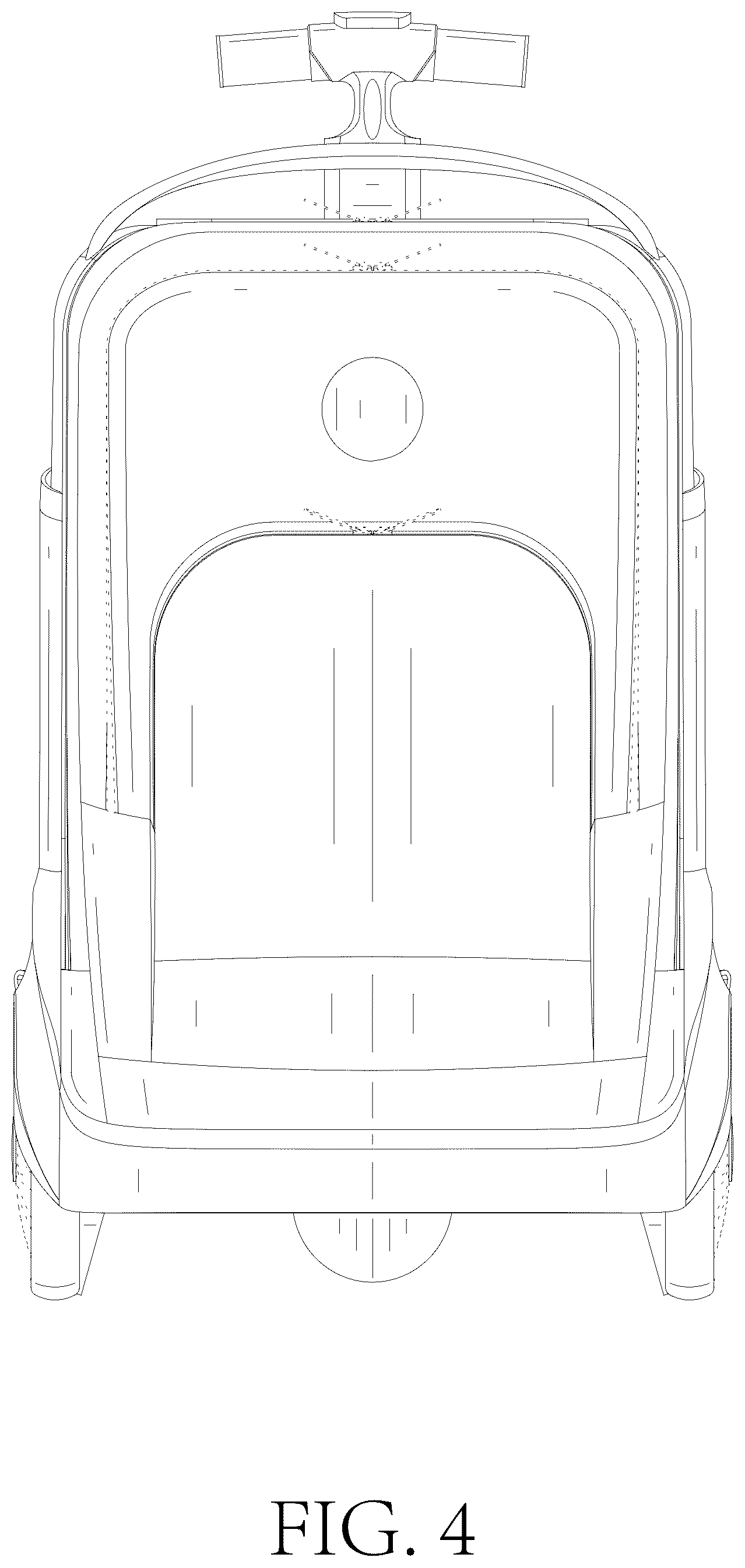 Patent USD1075290 Figure 4 – Trolley bag