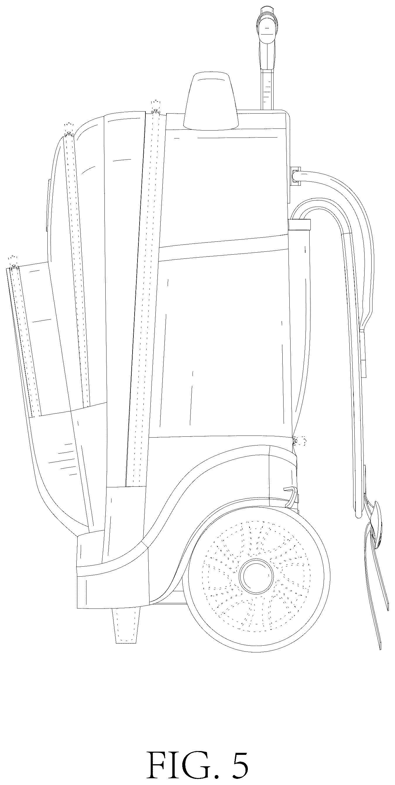 Patent USD1075290 Figure 5 – Trolley bag