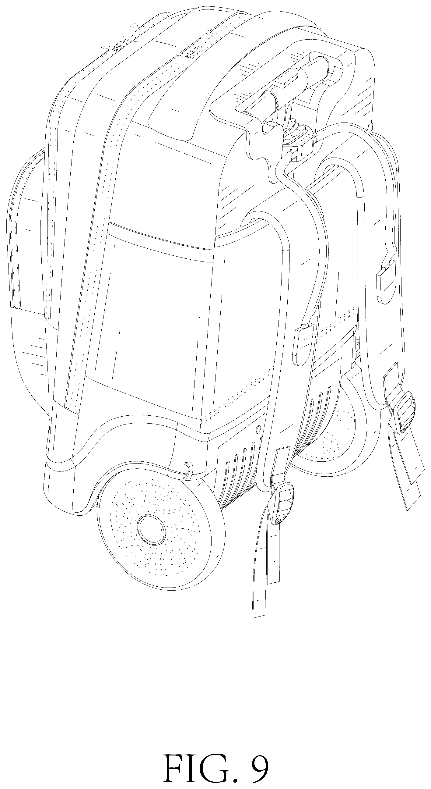 Patent USD1075290 Figure 9 – Trolley bag
