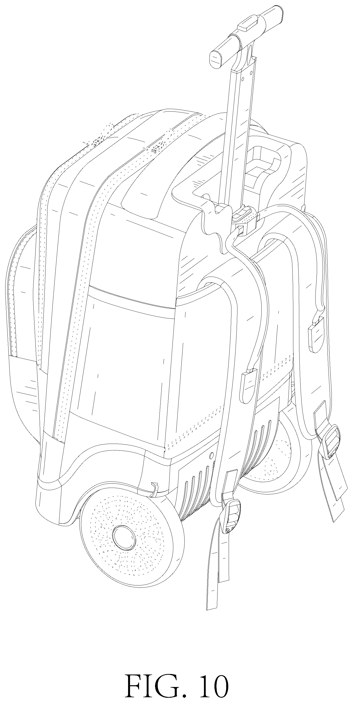 Patent USD1075290 Figure 10 – Trolley bag