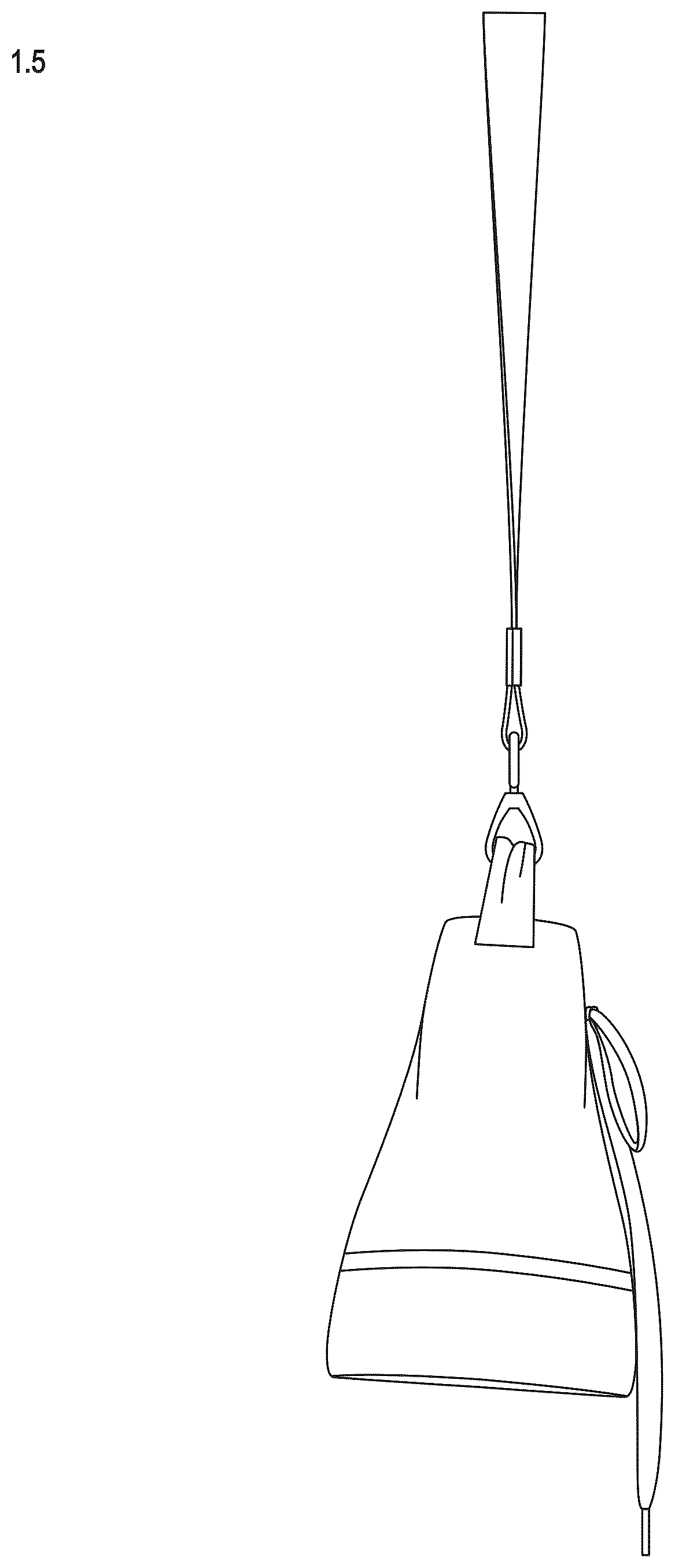 Patent USD1075291 Figure 5 – Handbag