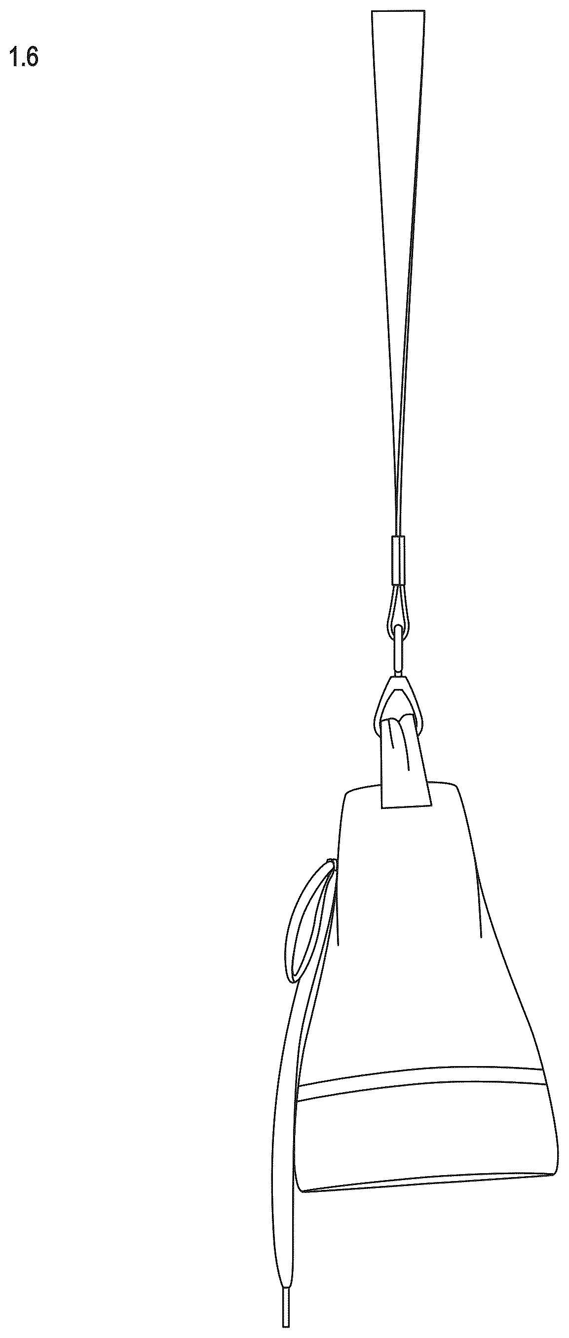 Patent USD1075291 Figure 6 – Handbag