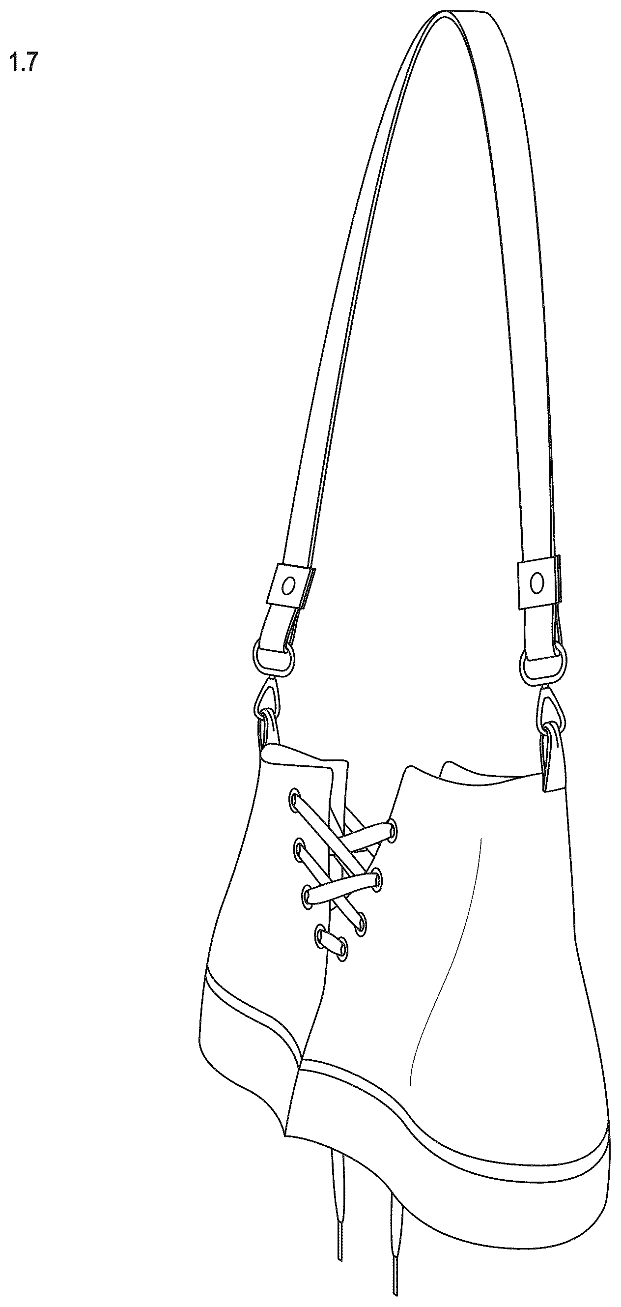 Patent USD1075291 Figure 7 – Handbag