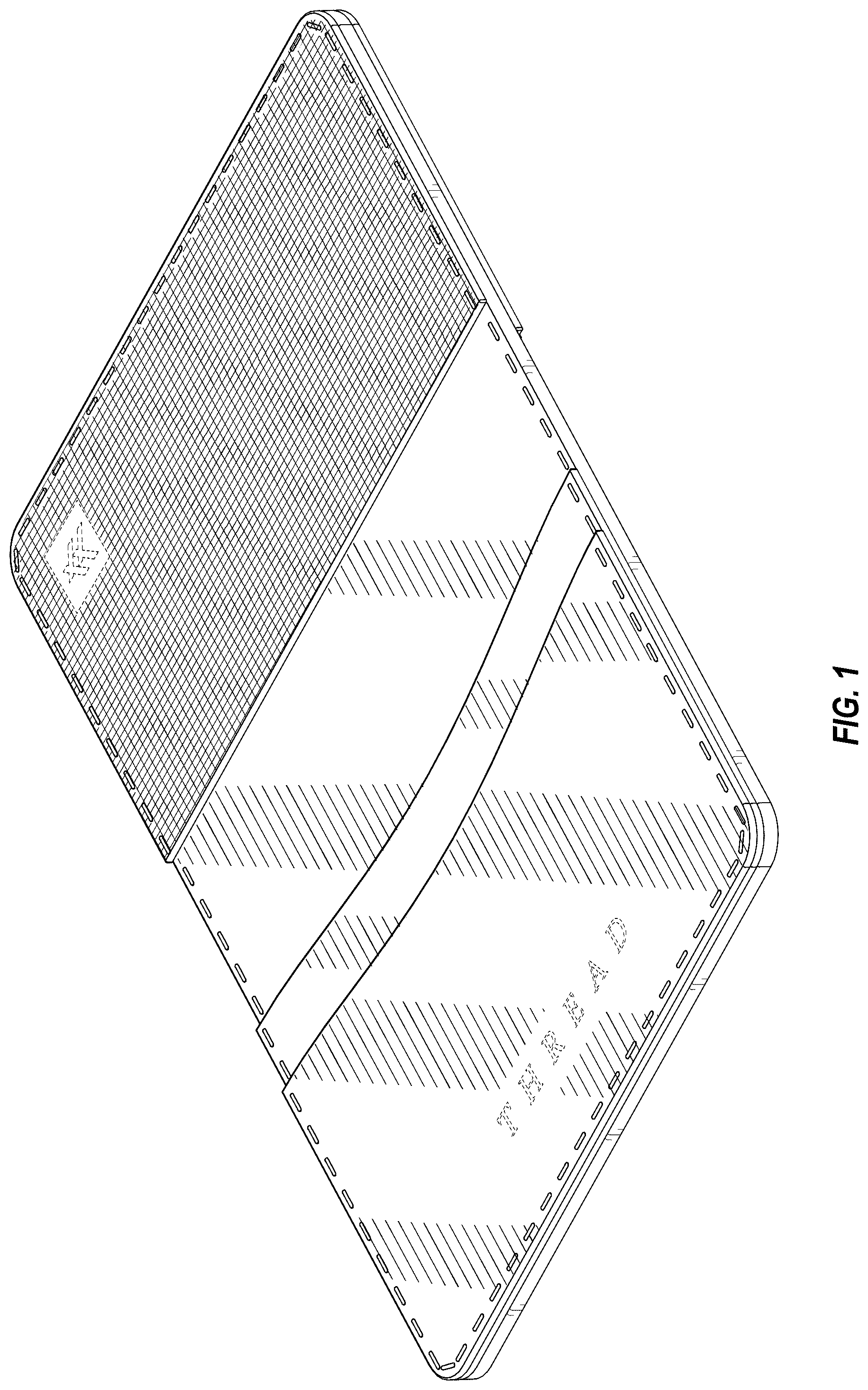 Patent USD1075293 Figure 1 – Bifold wallet