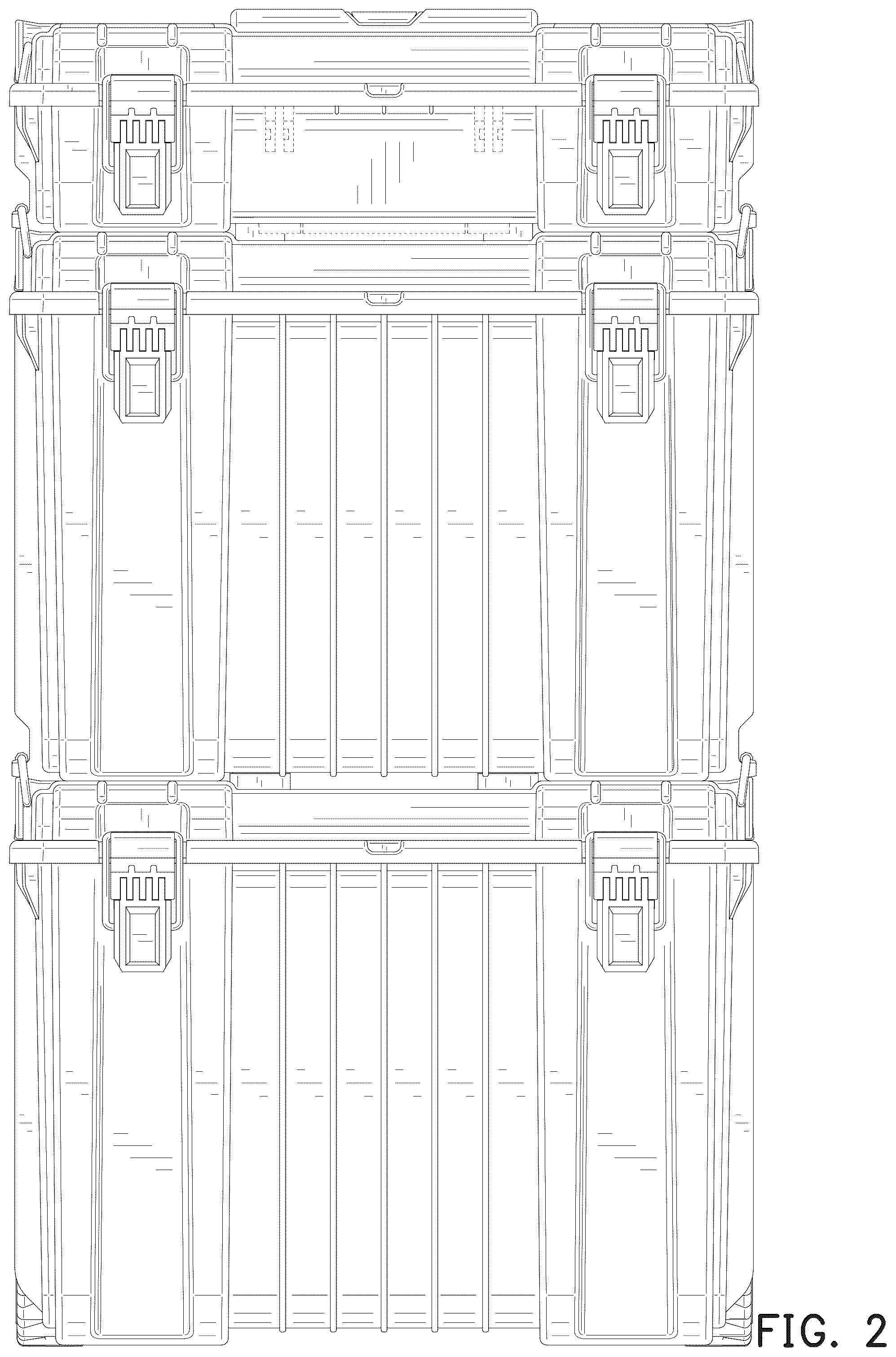 Patent USD1075297 Figure 2 – Tool box