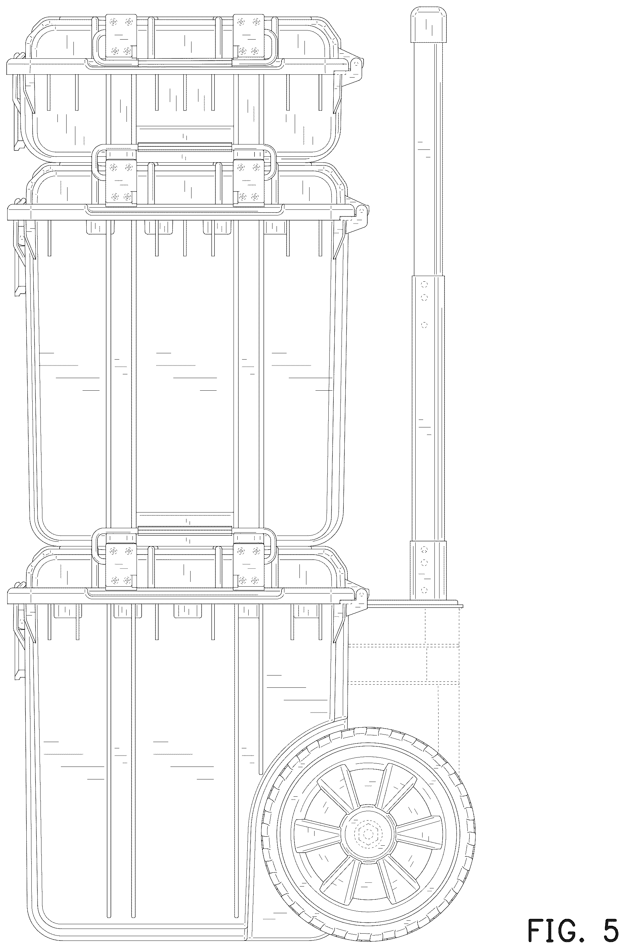 Patent USD1075297 Figure 5 – Tool box