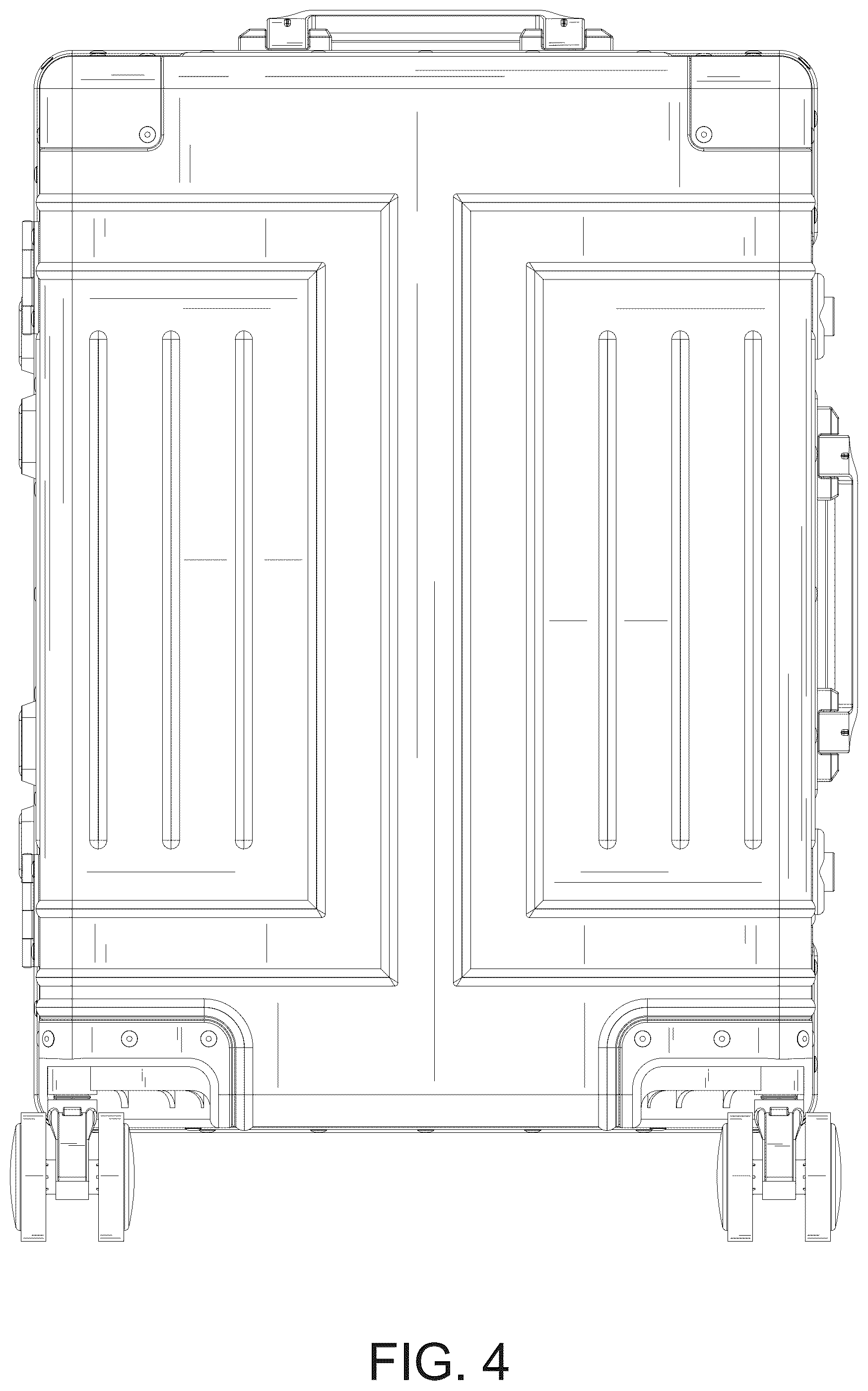 Patent USD1075298 Figure 4 – Suitcase
