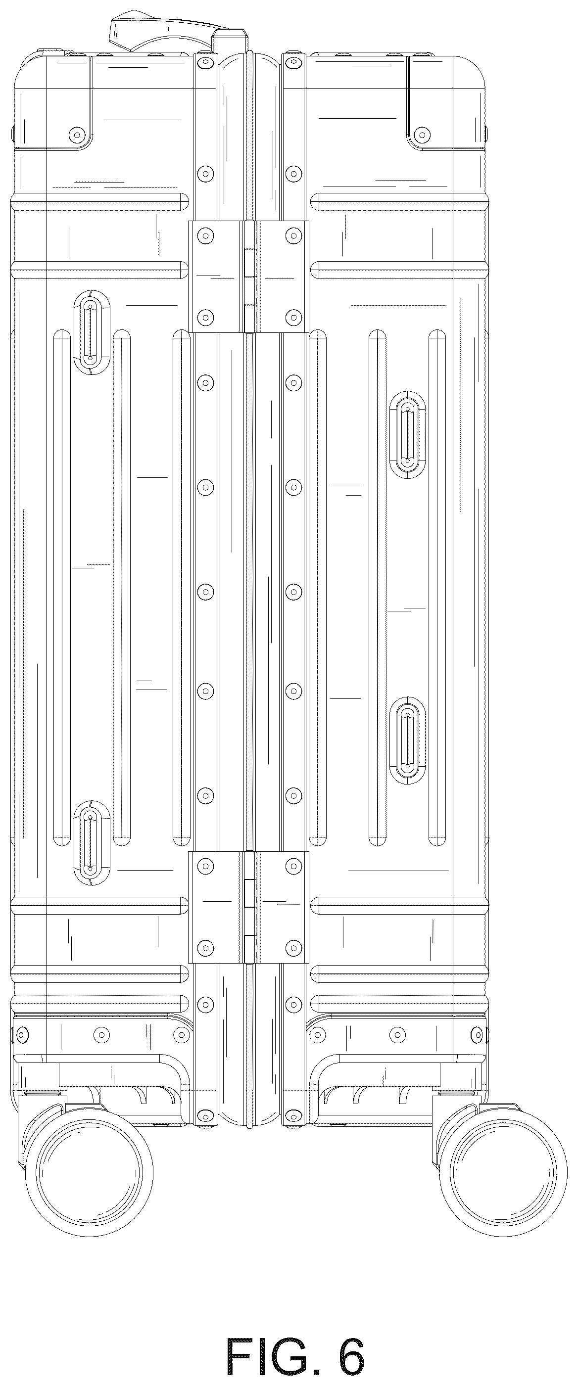Patent USD1075298 Figure 6 – Suitcase