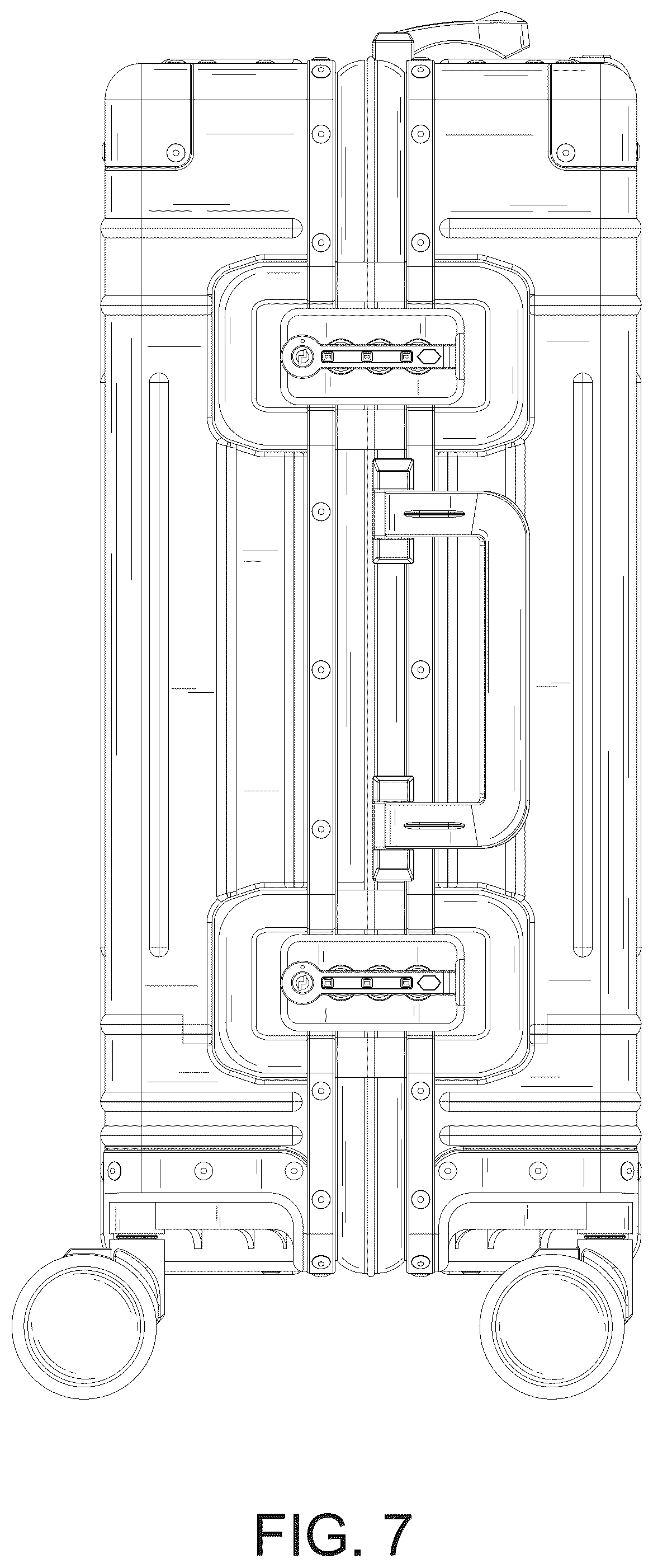 Patent USD1075298 Figure 7 – Suitcase